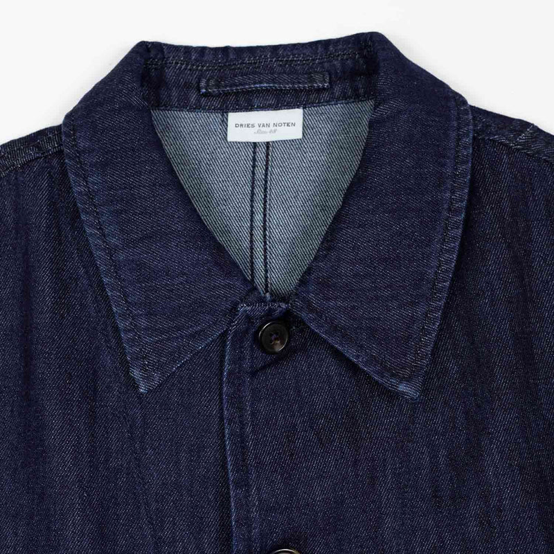 Dries Van Noten BRAXTON 9378 JACKET, Indigo - Image 3