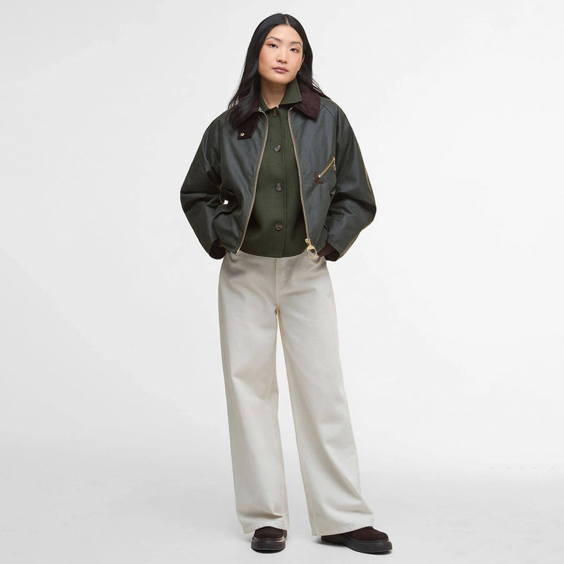 Barbour ARLENE WAXED JACKET, Olive