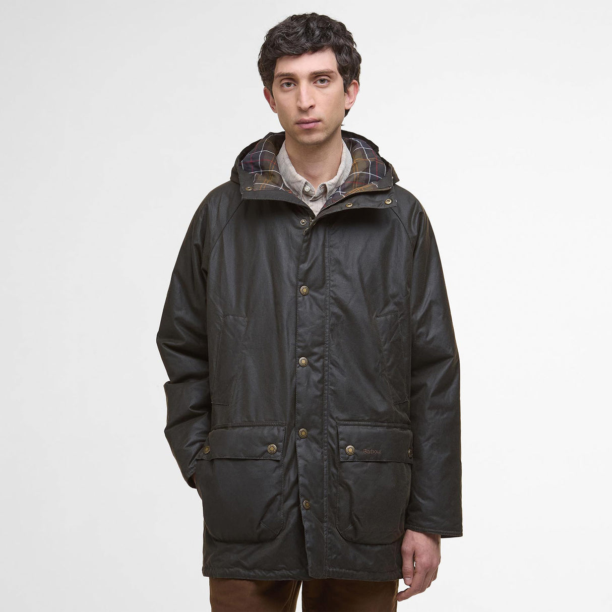 Barbour BEDALE WAX PARKA, Olive