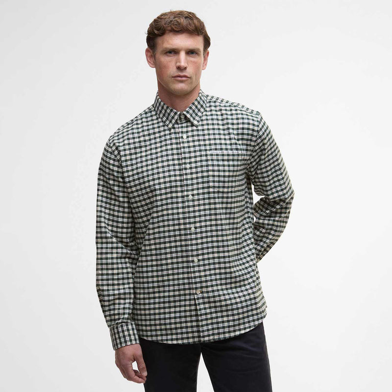 Barbour COLDERHAM REGULAR CHECKED SHIRT, Forest