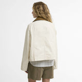 Barbour CROPPED BEADNELL JACKET, Light Pearl/Dress/Beige