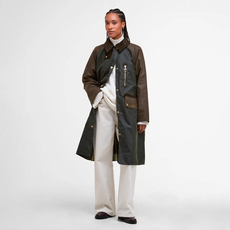 Barbour EVETTE WAX JACKET, Olive