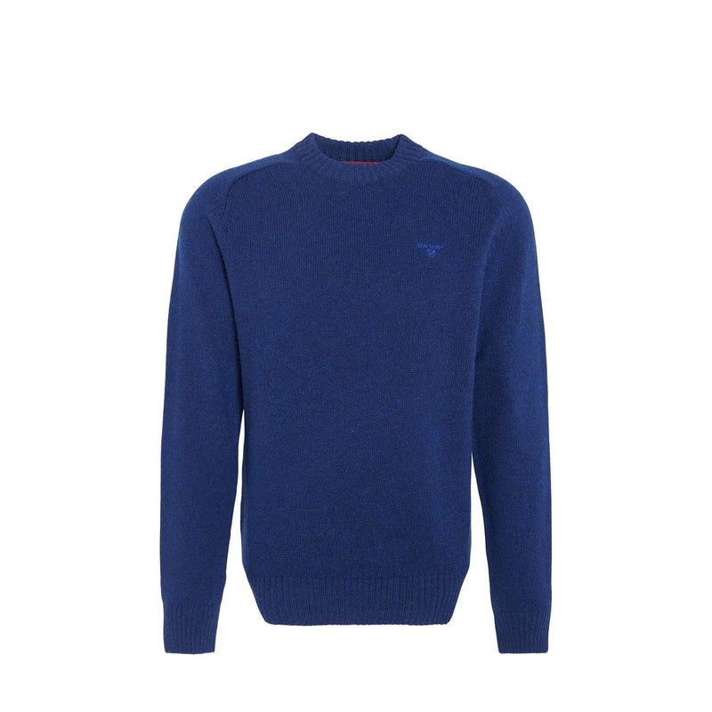 Barbour GRANGETOWN CREW NECK SWEATER, Mid blue