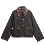Barbour ICONS TARTAN COLLAR SPEY WAXED JACKET, Rustic
