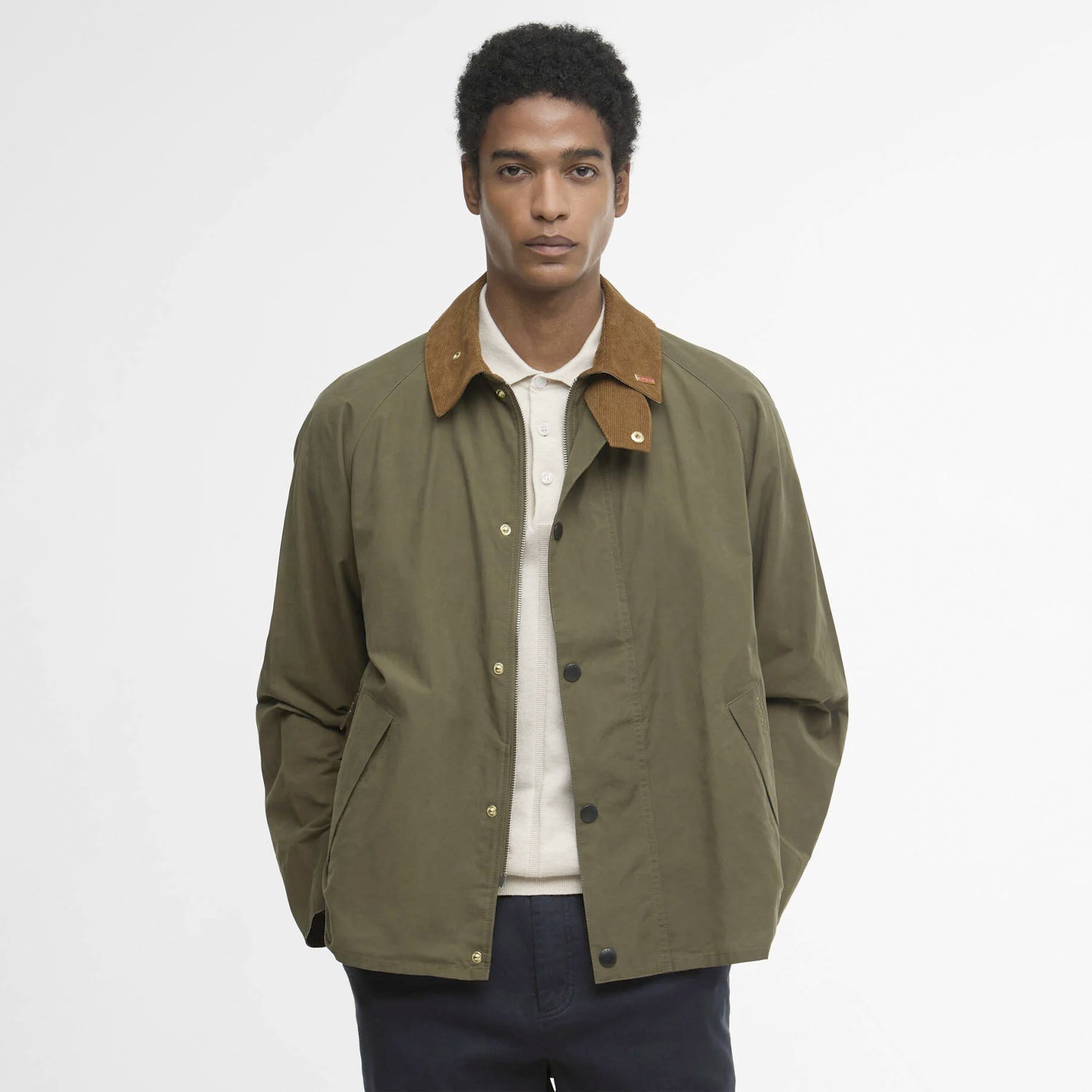 BARBOUR TRANSPORT FREAK'S STORE カーキ　 L Barbour ICONS TRANSPORT JACKET, Ivy Green – Beamhill