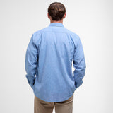Barbour NELSON LINEN BLEND SHIRT, Classic Blue