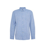 Barbour NELSON LINEN BLEND SHIRT, Classic Blue