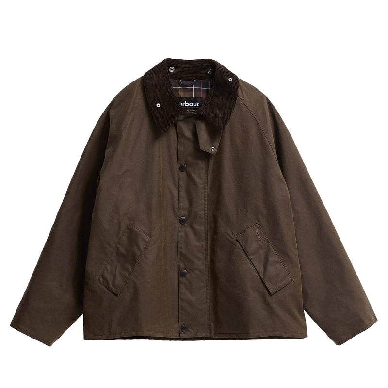 Barbour OS TRANSPORT WAX JACKET, Beech