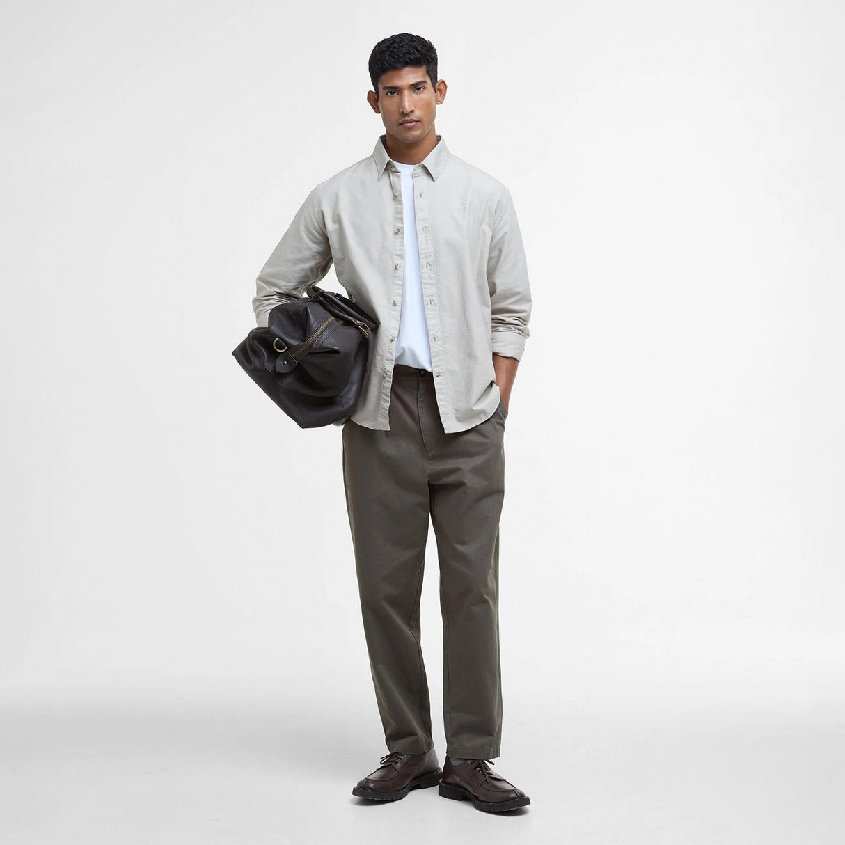 Barbour OXTOWN RELAXED FIT SHIRT, Mist