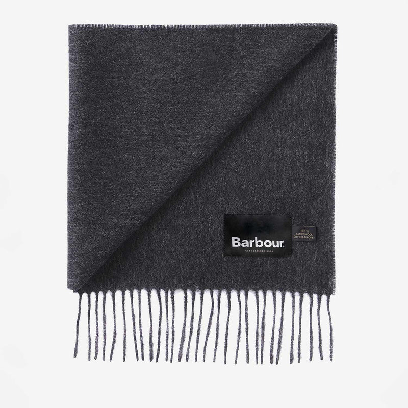 Barbour PLAIN LAMBSWOOL SCARF, Black