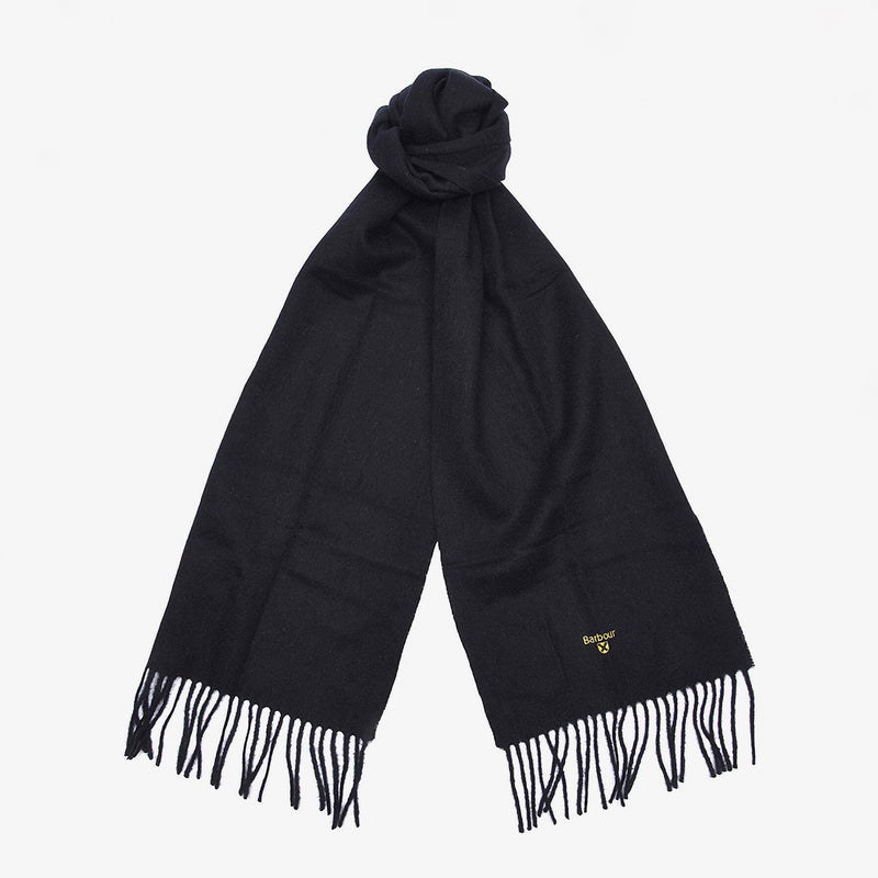 Barbour PLAIN LAMBSWOOL SCARF, Black