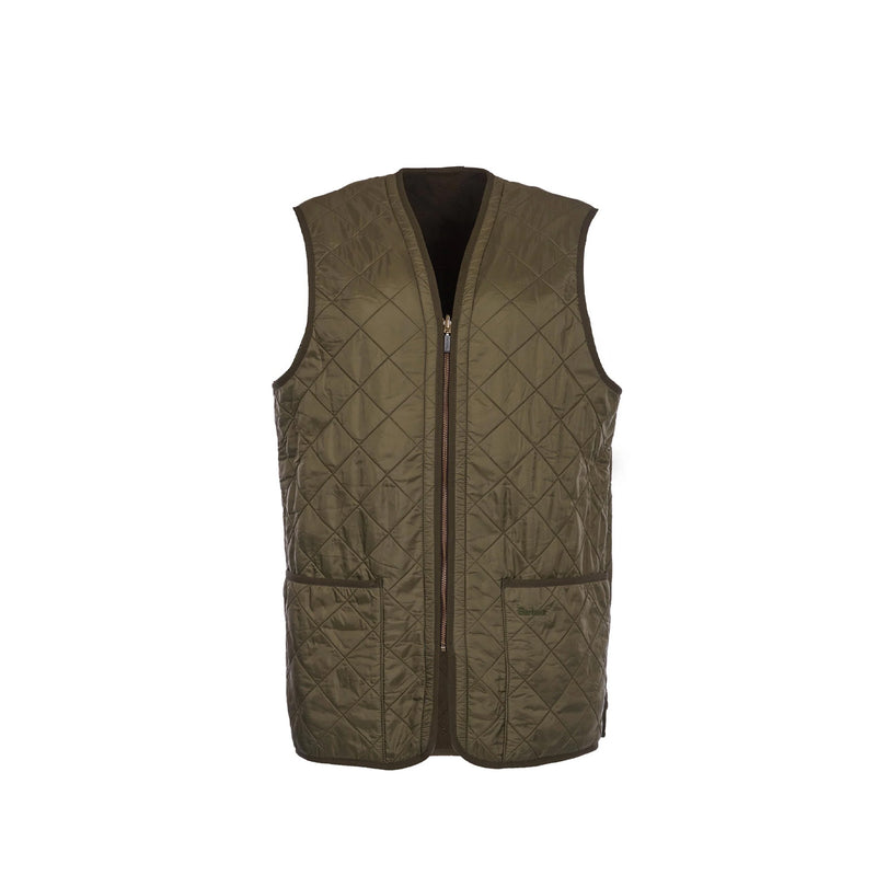 Barbour POLARQUILT WAISTCOAT/ZIP-IN LINE, Olive - Image 1