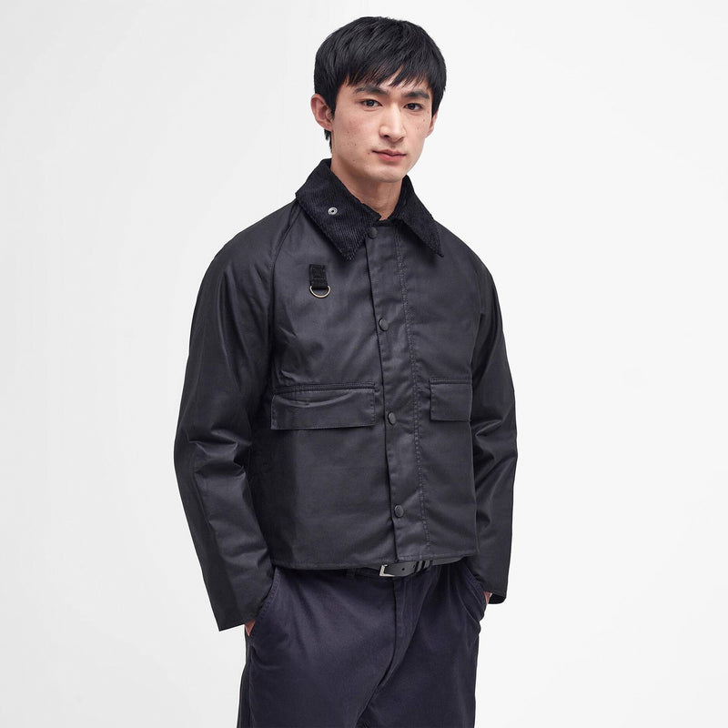 Barbour SPEY WAX JACKET, Black