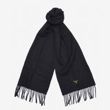 Barbour TARTAN LAMBSWOOL SCARF, Black