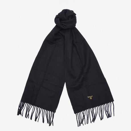 Barbour TARTAN LAMBSWOOL SCARF, Black
