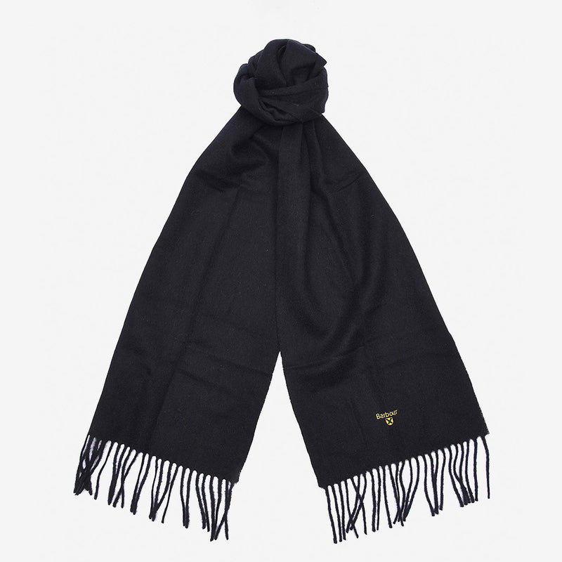 Barbour TARTAN LAMBSWOOL SCARF, Black
