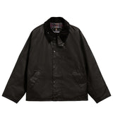 Barbour TRANSPORT WAXED JACKET, Black