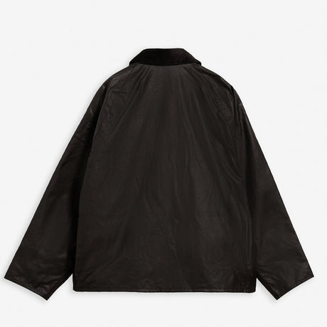 Barbour TRANSPORT WAXED JACKET, Black