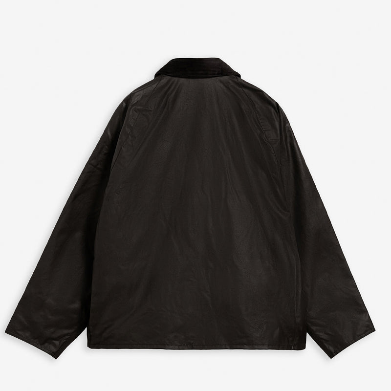 Barbour TRANSPORT WAXED JACKET, Black
