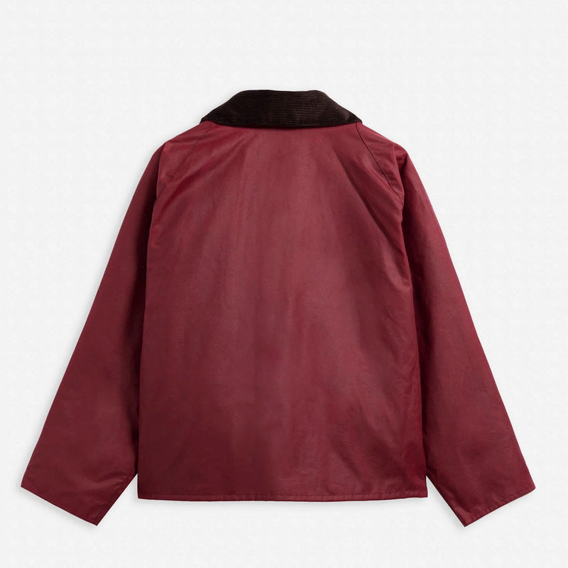 Barbour TRANSPORT WAXED JACKET, Scarlet
