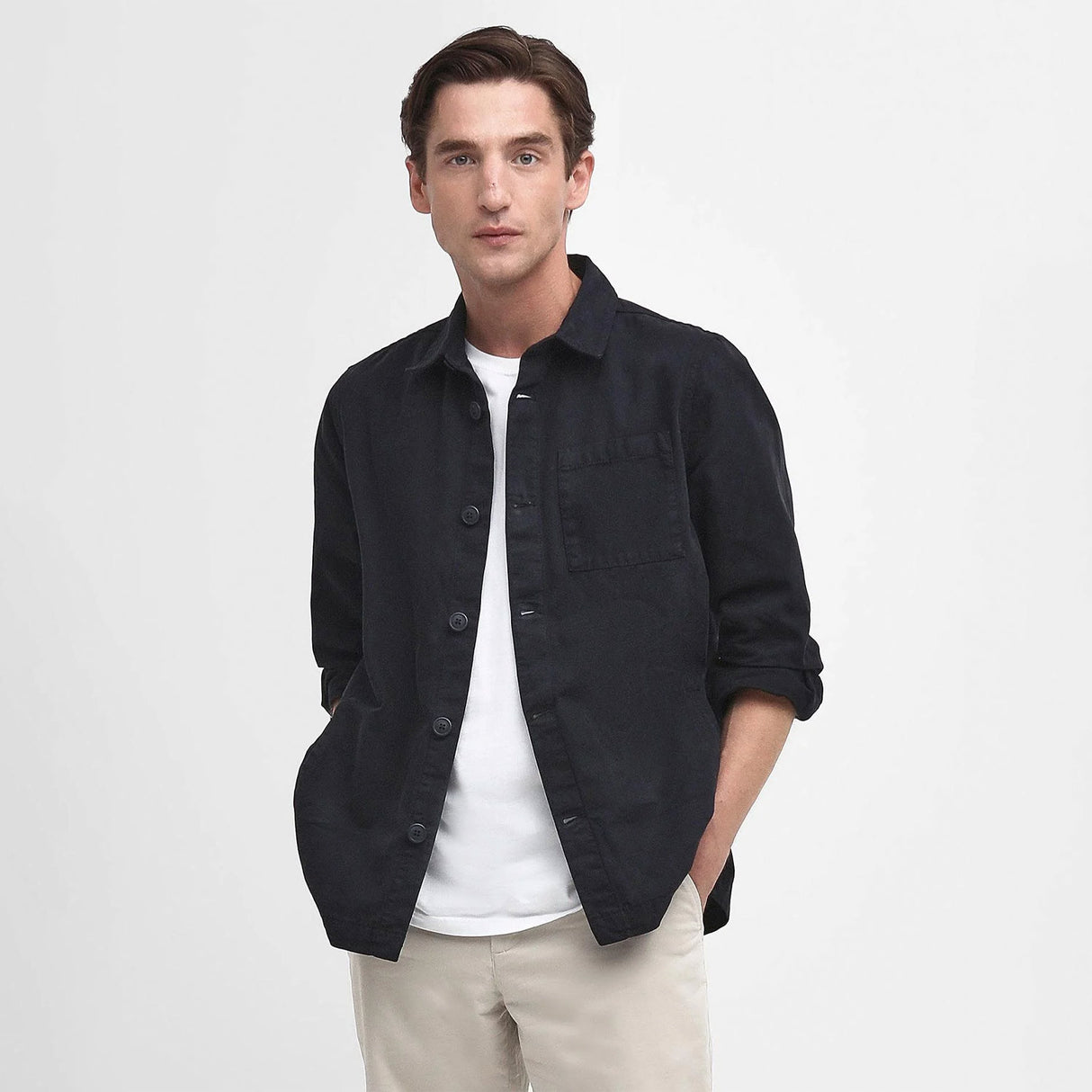 Barbour WASHED OVERSHIRT, Classic Navy