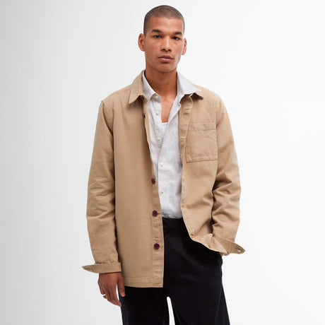 Barbour WASHED OVERSHIRT, Washed Stone