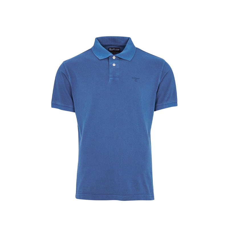 Barbour WASHED SPORTS POLO SHIRT, Marine Blue