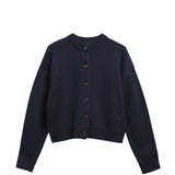 Barbour WOODHOUSE CASHMERE-BLEND CARDIGAN, Navy