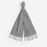 PLAIN LAMBSWOOL SCARF, Silver