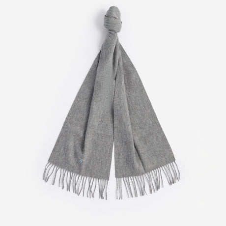 PLAIN LAMBSWOOL SCARF, Silver