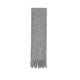 PLAIN LAMBSWOOL SCARF, Silver