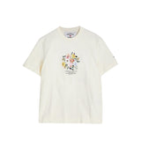 Barbour X Noah FLORAL T-SHIRT, Whisper White