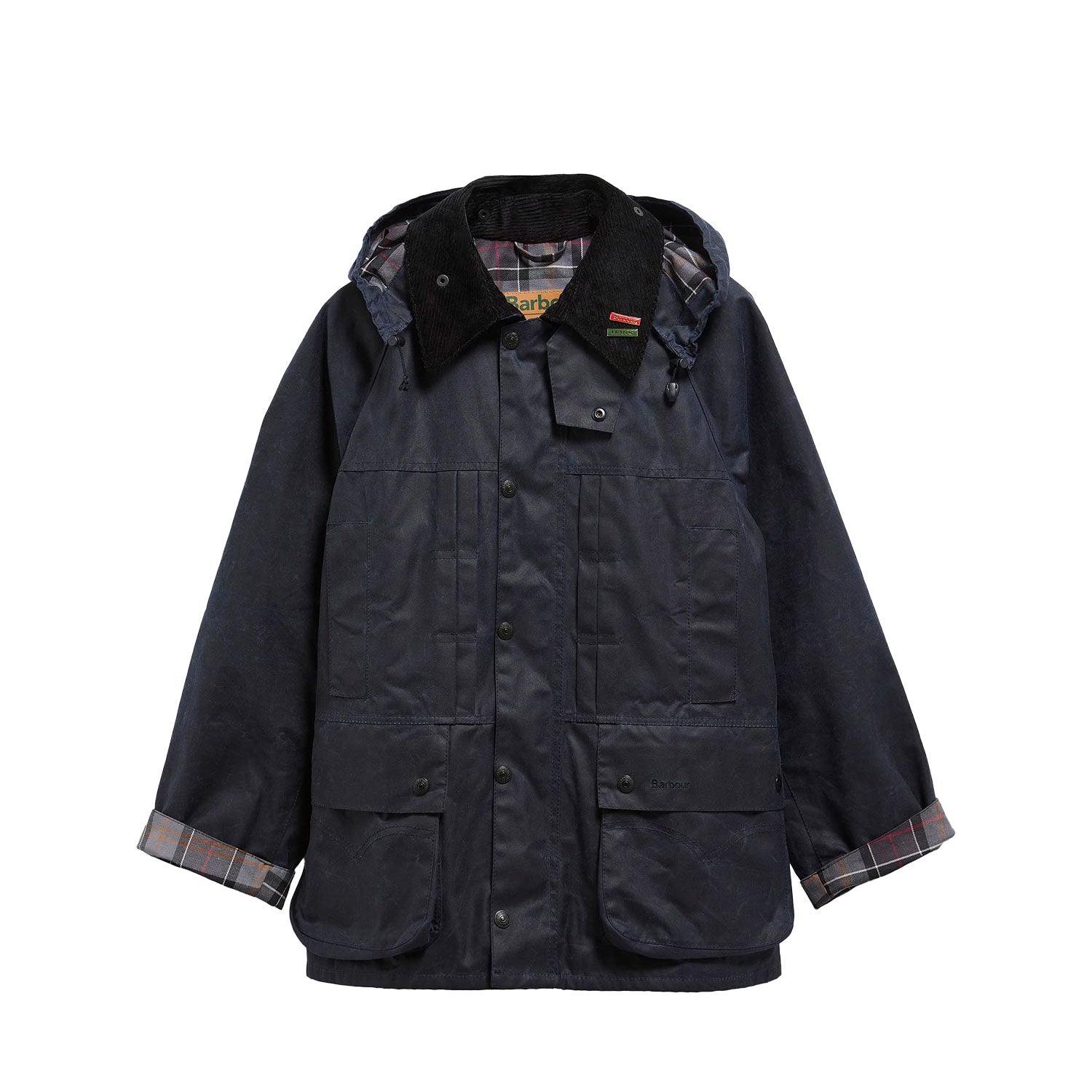 Barbour × workahoLC OS BEDALE Barbour - Patchwork OS Bedale Wax Jacket (Sage/Multi) – MILK STORE