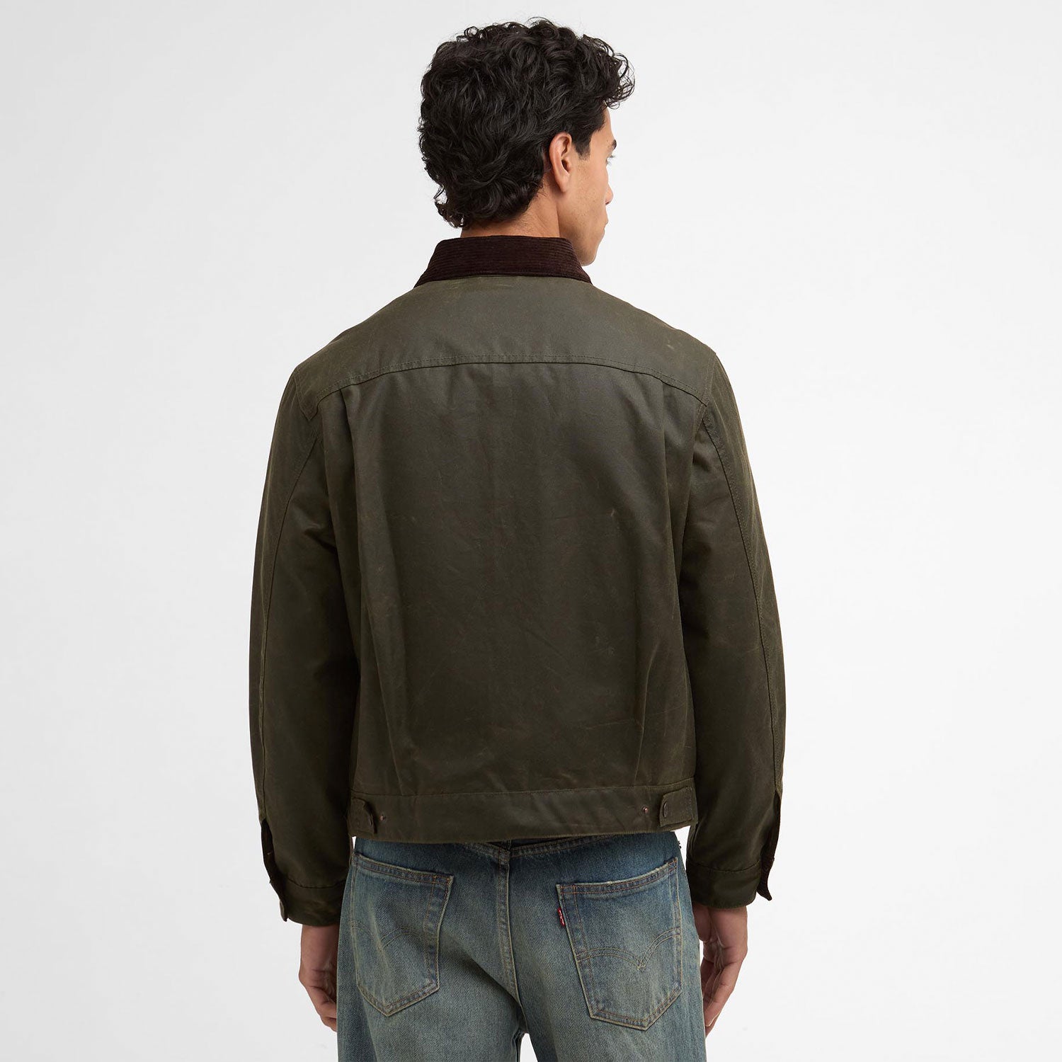 Levi’s® X Barbour Type II Waxed Jacket Levi's® X Barbour Type Ii Waxed Trucker Jacket - Green | Levi's® NL