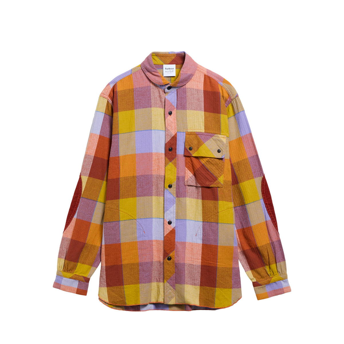 Barbour x Norbit CHECKERED SHIRT, Orange
