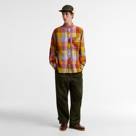 Barbour x Norbit CHECKERED SHIRT, Orange