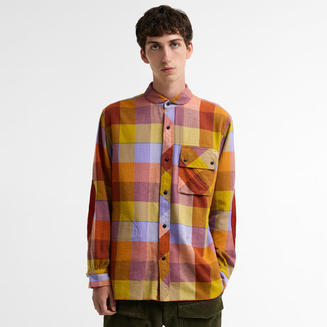 Barbour x Norbit CHECKERED SHIRT, Orange