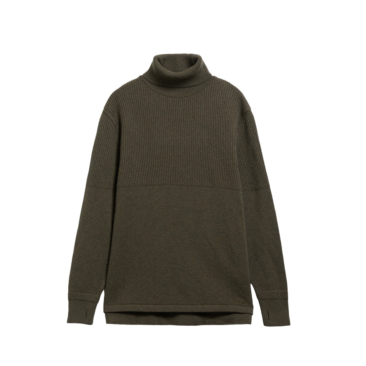 Barbour x Norbit FUNNEL NECK JUMPER, Olive
