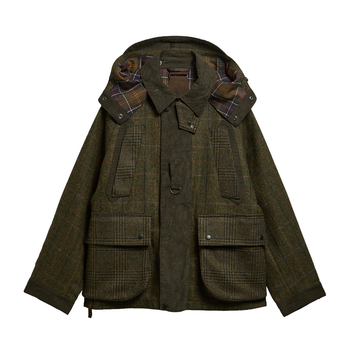 Barbour x Norbit WOOL JACKET, Bayleaf