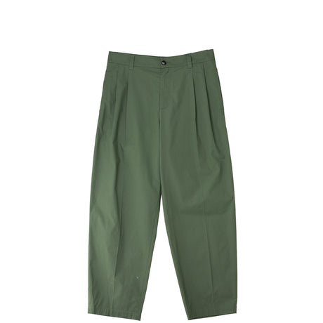 Green pants on a white background