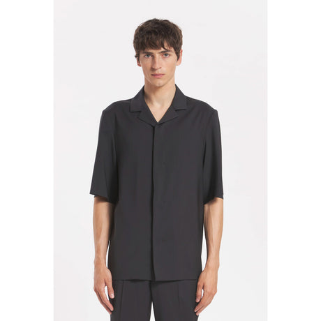 Barena Venezia MEN'S OVERSHIRT ATILA TROPICAL, Black