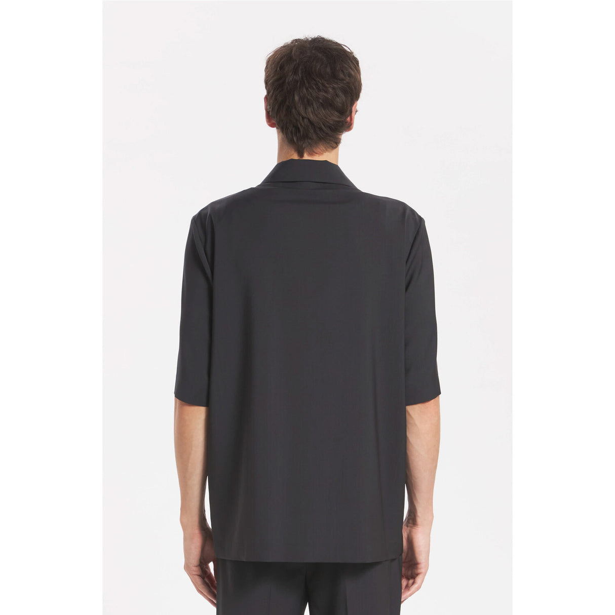 Barena Venezia MEN'S OVERSHIRT ATILA TROPICAL, Black