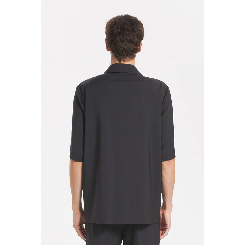 Barena Venezia MEN'S OVERSHIRT ATILA TROPICAL, Black