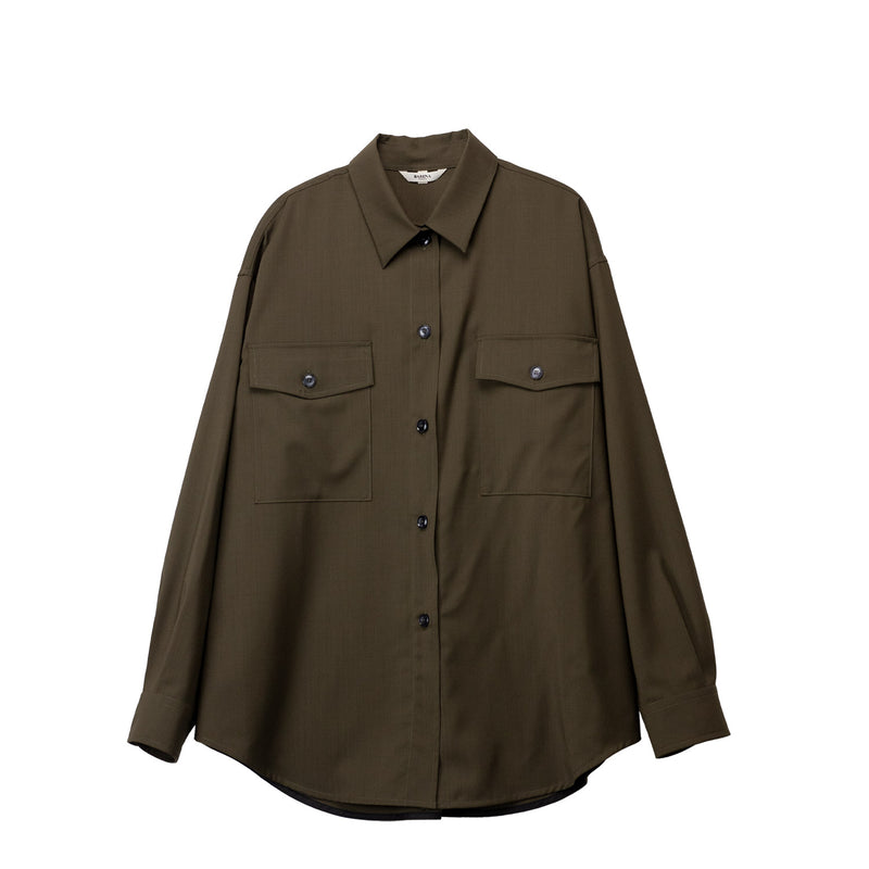 Barena Venezia OVERSHIRT MARCELLA, Oliva