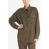 Barena Venezia OVERSHIRT MARCELLA, Oliva