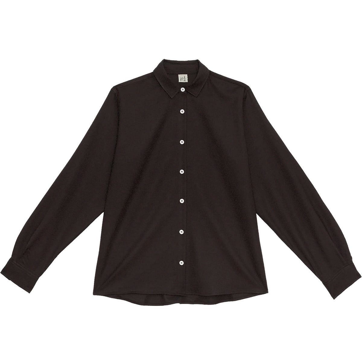 Baserange STOA SHIRT, Brown Black
