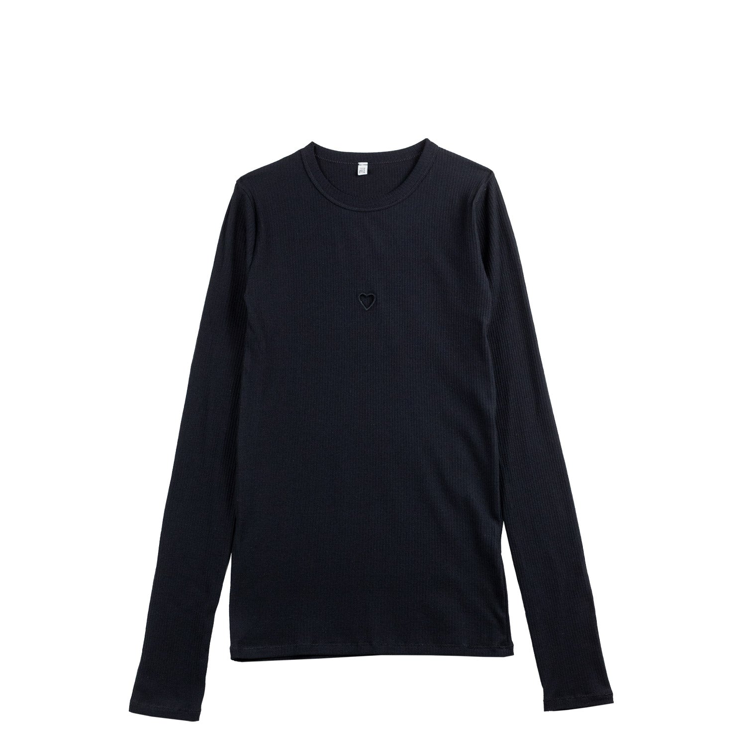Baserange HEART LONG SLEEVE TEE, Black – Beamhill