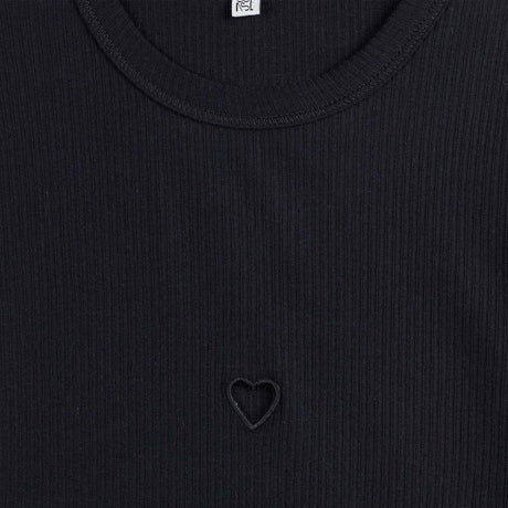 Baserange HEART LONG SLEEVE TEE, Black