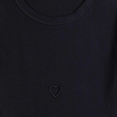 Baserange HEART SHORT SLEEVE TEE, Black