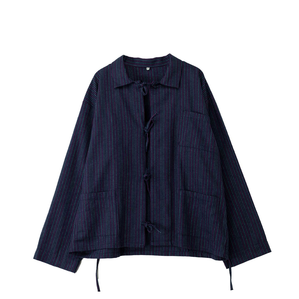 Baserange LIMBER SHIRT, Purple Stripe